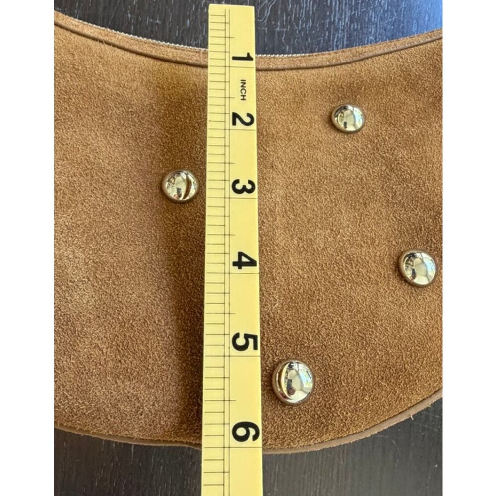 Madewell NEW Studded Crescent Suede Sling Bag - Picture 8 of 9